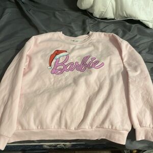 Pink festive Barbie sweater